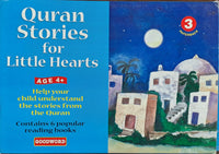 QURAN STORIES FOR LITTLE HEARTS - 3 (6 Popular Reading Books Set) Goodword-Kidz)