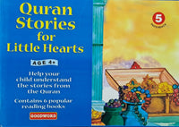 QURAN STORIES FOR LITTLE HEARTS - 5 (6 Popular Reading Books Set) Goodword-Kidz)