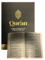 THE HOLY QUR'AN -  English Translation with Original Arabic Text - By: Abdullah Yusuf Ali - Large-Size 7" X 10"