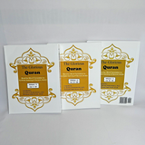 The Glorious Qur'an.  Word for Word Translation to Facilitate Learning of Quranic Arabic (3 vol set)